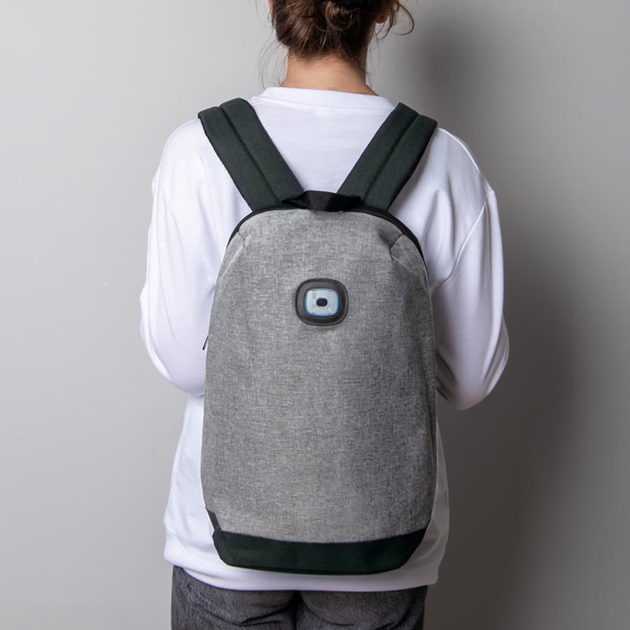 Рюкзак с индикатором KREPAK, серый-10