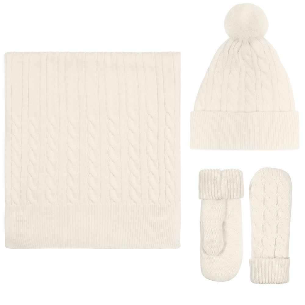 Варежки Heat Trick, белые (молочные)-1