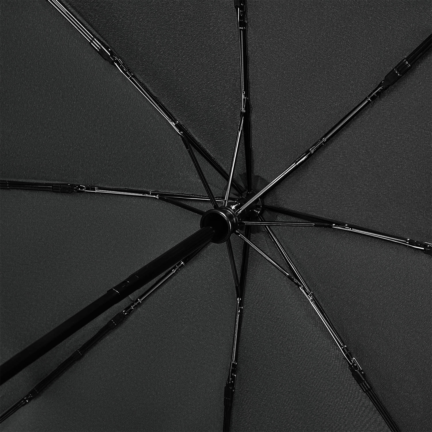 Зонт складной Пассат (Passat), черный-3