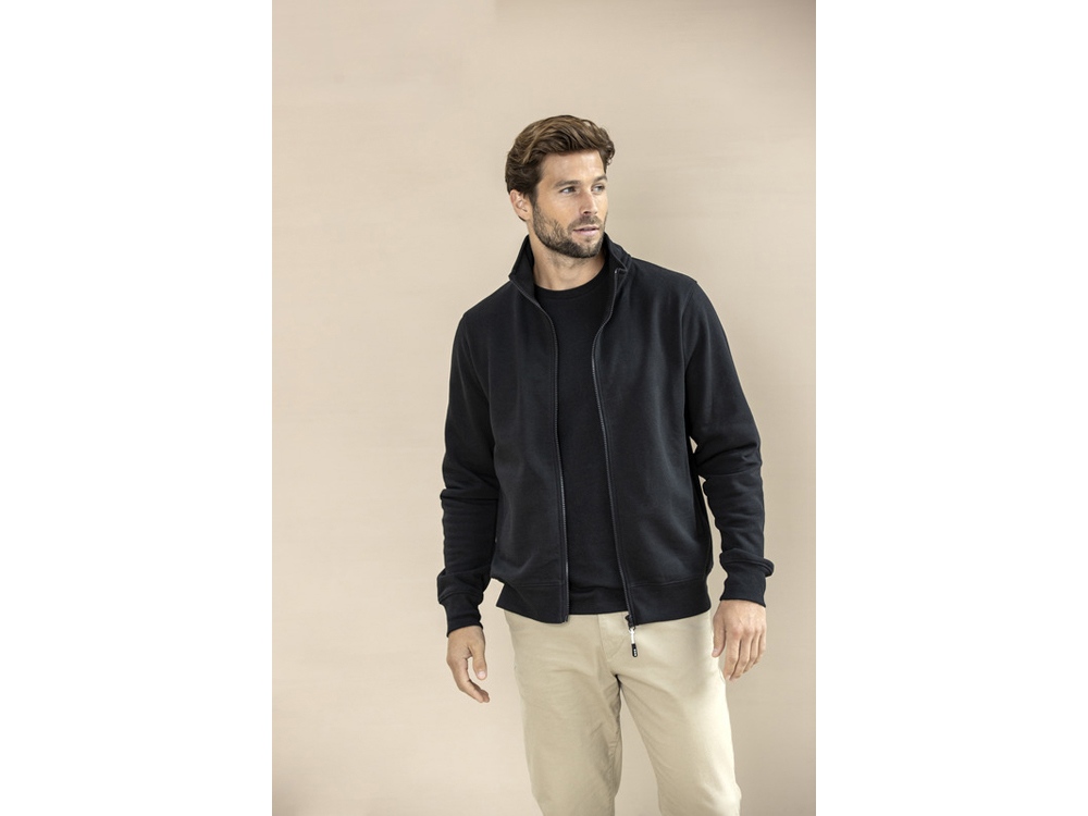 Galena унисекс-свитер с полноразмерной молнией из переработанных материалов Aware™  - Белый-4