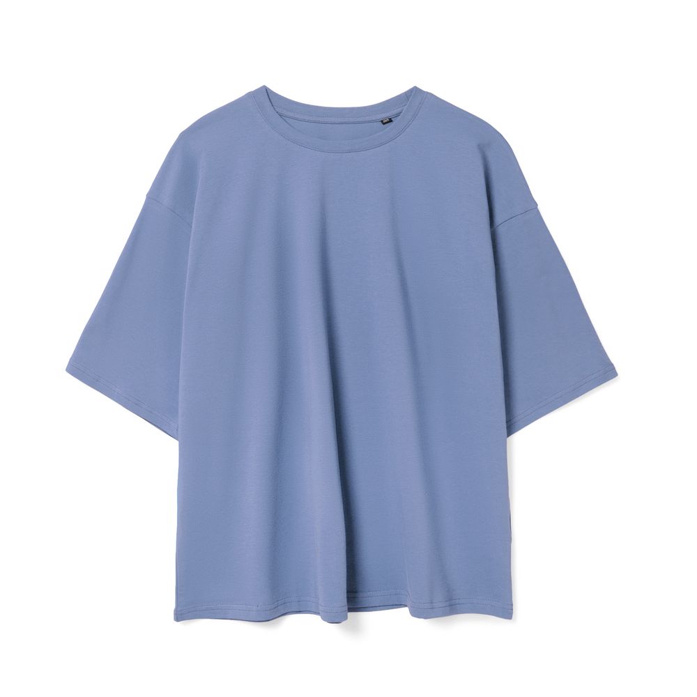 Футболка унисекс оверсайз Street Vibes, синяя (лавандовая)-2