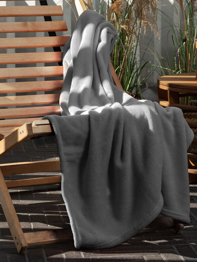 Плед Plush, серый-4