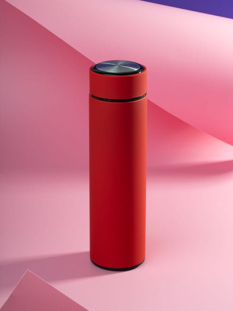 Термос с ситечком Percola, красный-5