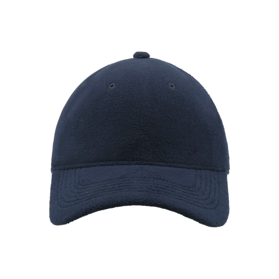 Бейсболка UNI-CAP POLARFLEECE, без панелей и швов, без застежки, темно-синий-3