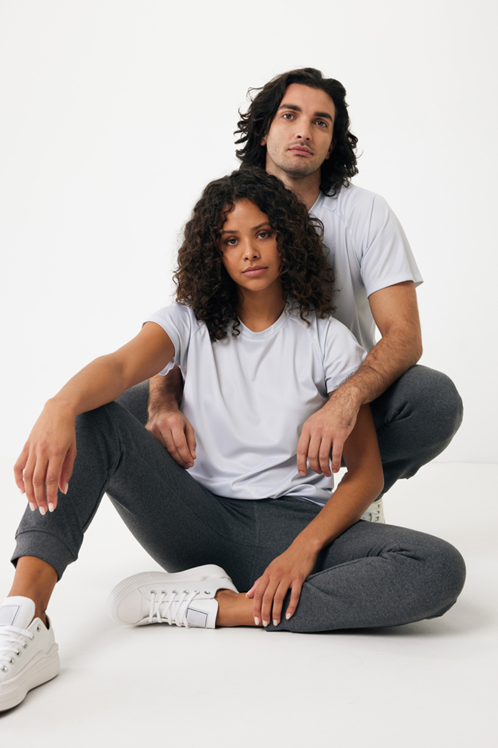 Спортивная футболка Iqoniq Tikal из переработанного полиэстера AWARE™, унисекс, 150 г/м²-6