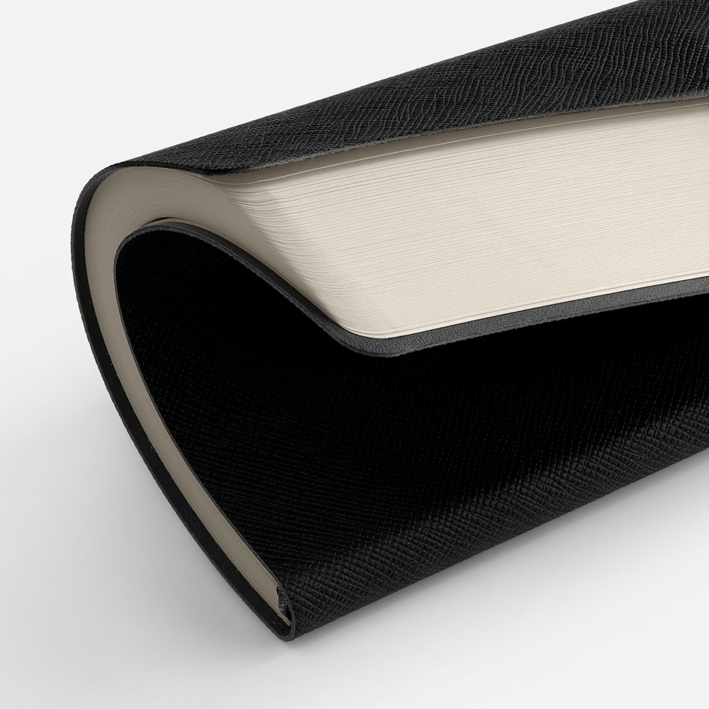 Ежедневник Lungo, недатированный, черный-2