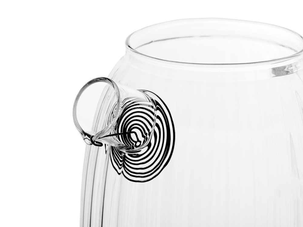 Стеклянный заварочный чайник с гранями Prism-4