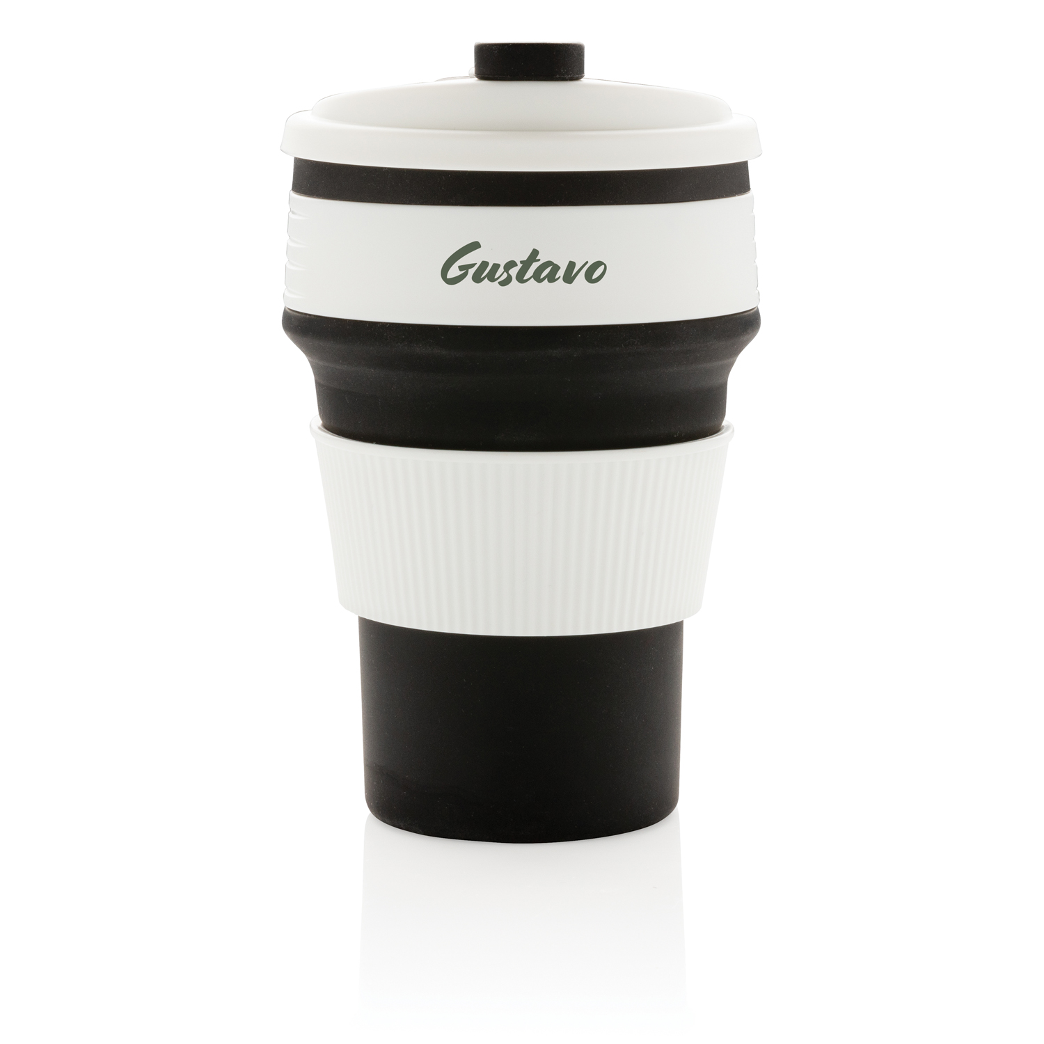 Складная силиконовая термокружка-3