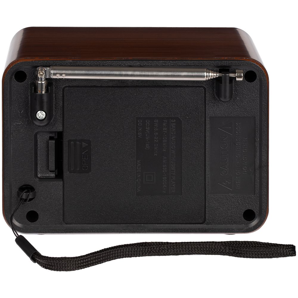 Bluetooth-колонка с радио Beatnik, коричневая-3