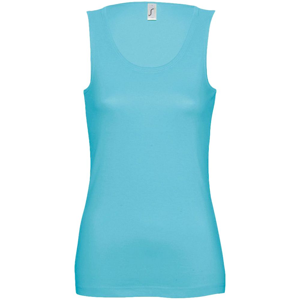 Майка женская Jane 150, бирюзовая-1