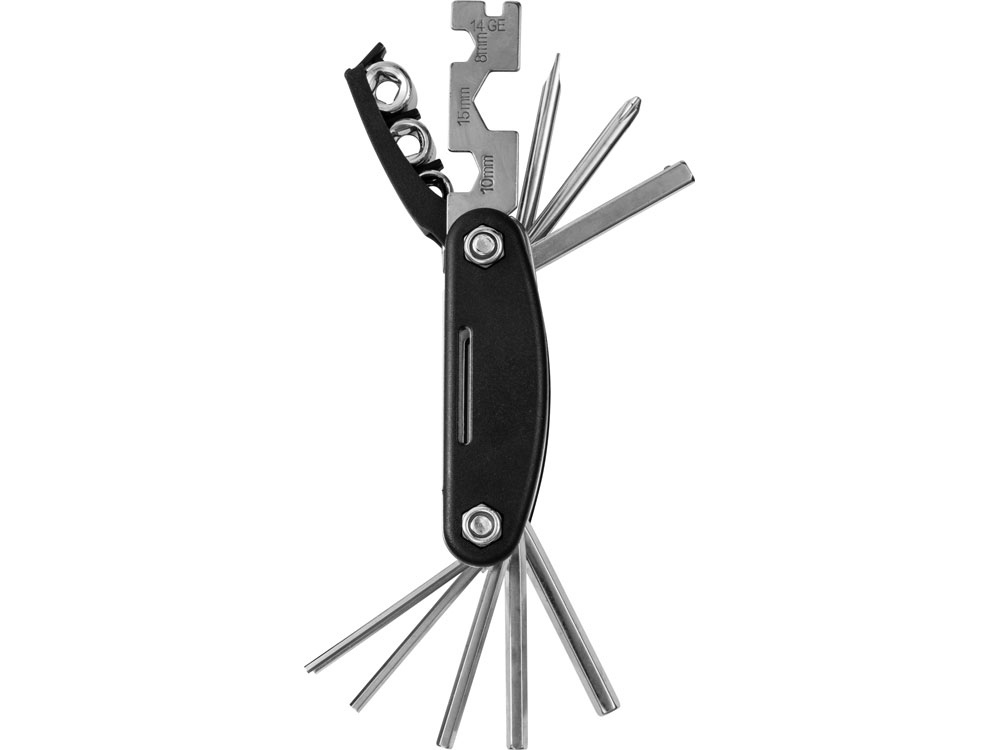 Многофункциональный инструмент 16 в 1, черный-3