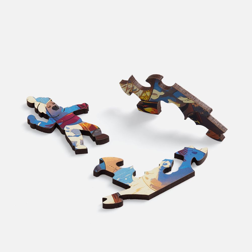 Деревянный пазл с крышкой PuzzleBox на заказ-1