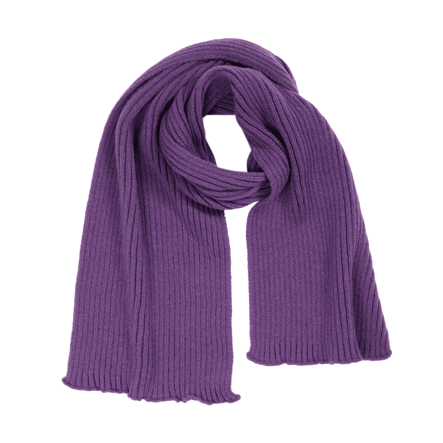 Шарф Форгес (Forges) вязаный, фиолетовый-0