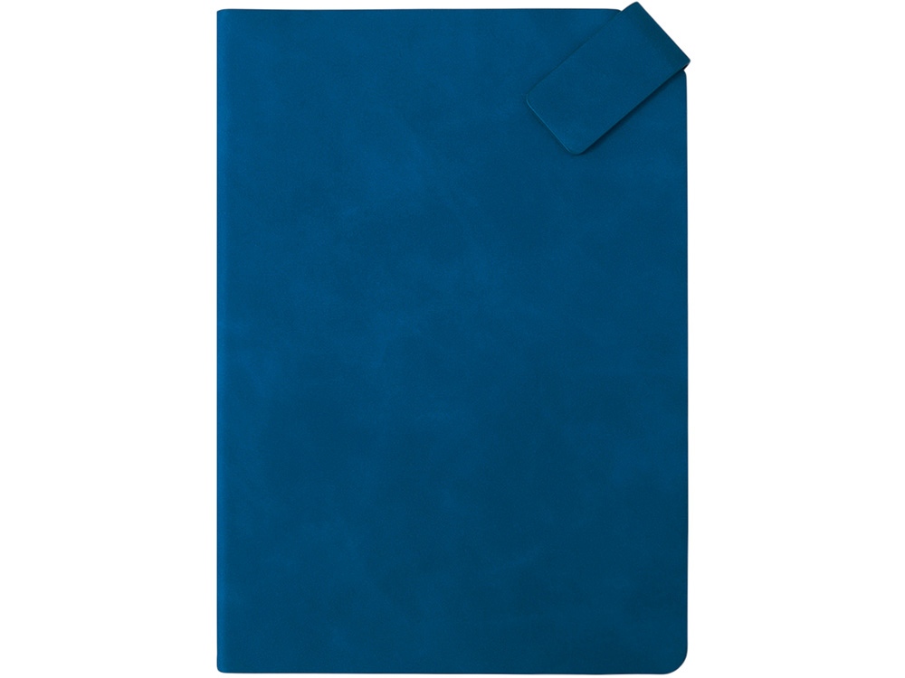 Блокнот А5 в гибкой обложке Chaplin, синий-2