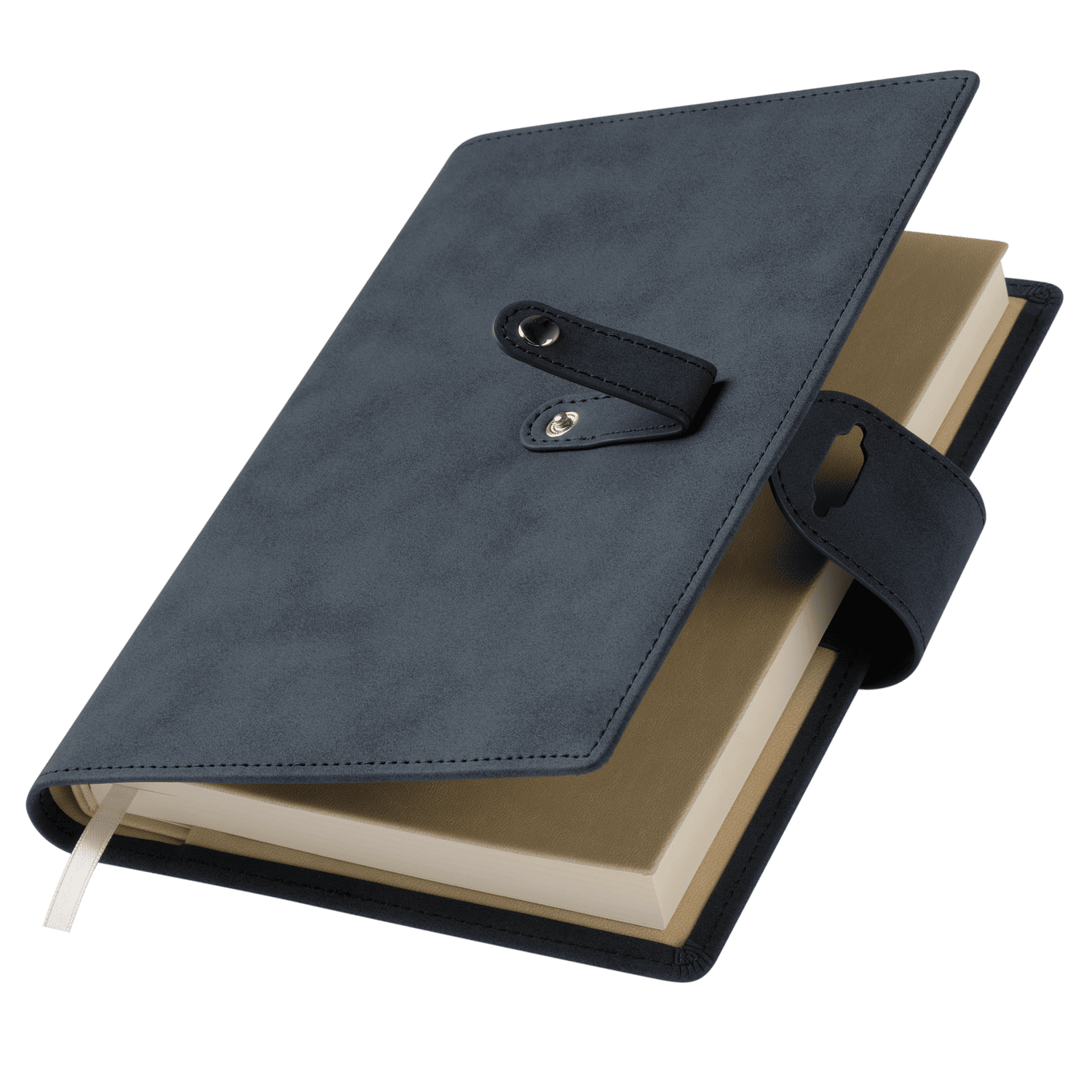 Ежедневник-портфолио Пассаж (Passage NEO) недатированный в подарочной коробке, синий-0