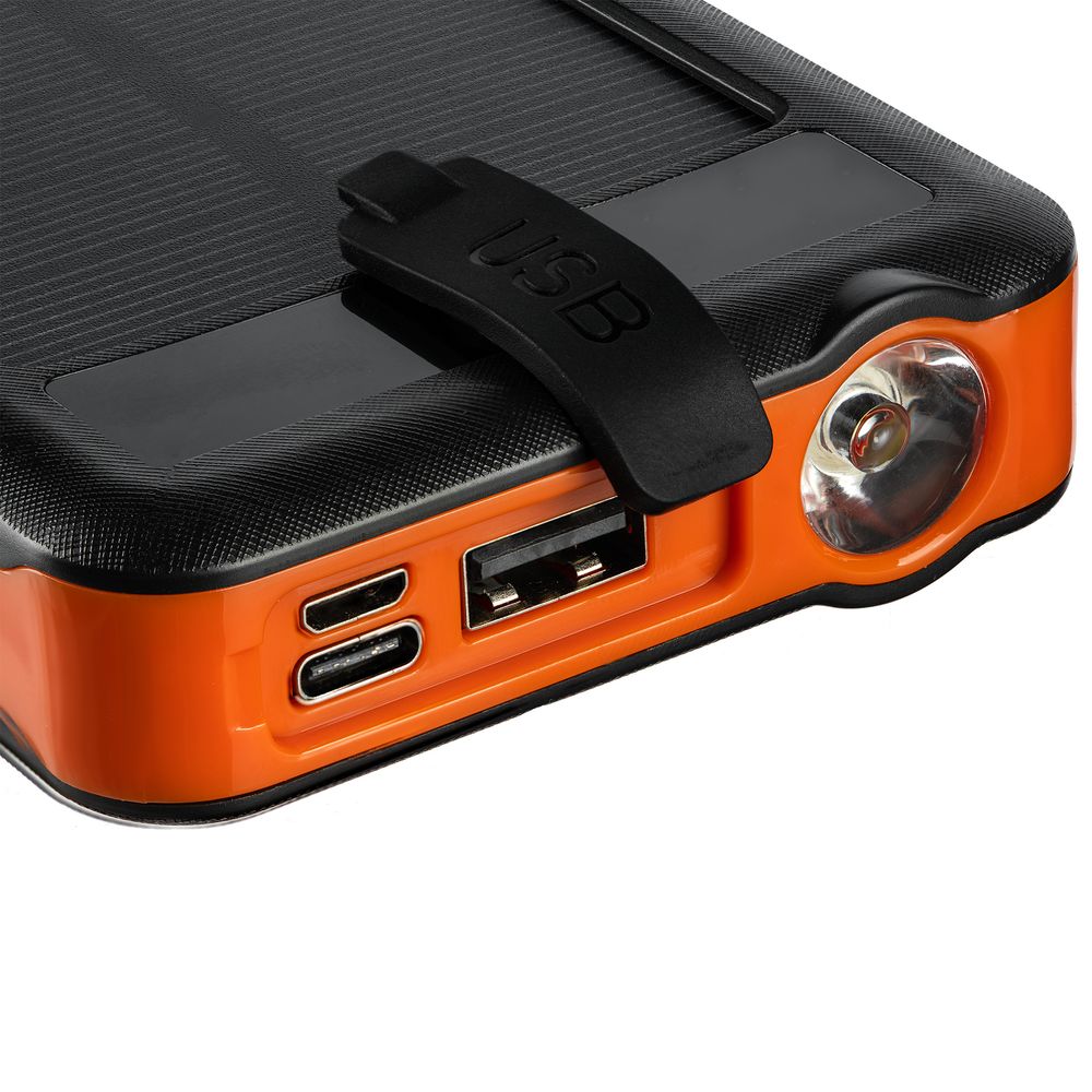 Аккумулятор Holiday Maker, 10000 мАч, оранжевый-4