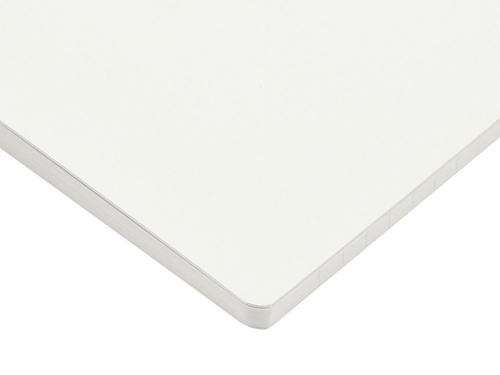 Тетрадь с каменной бумагой А5 Carrara 40 л., линейка, белый-3