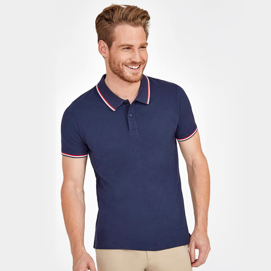 Поло PRESTIGE MEN 200, темно-синий-1