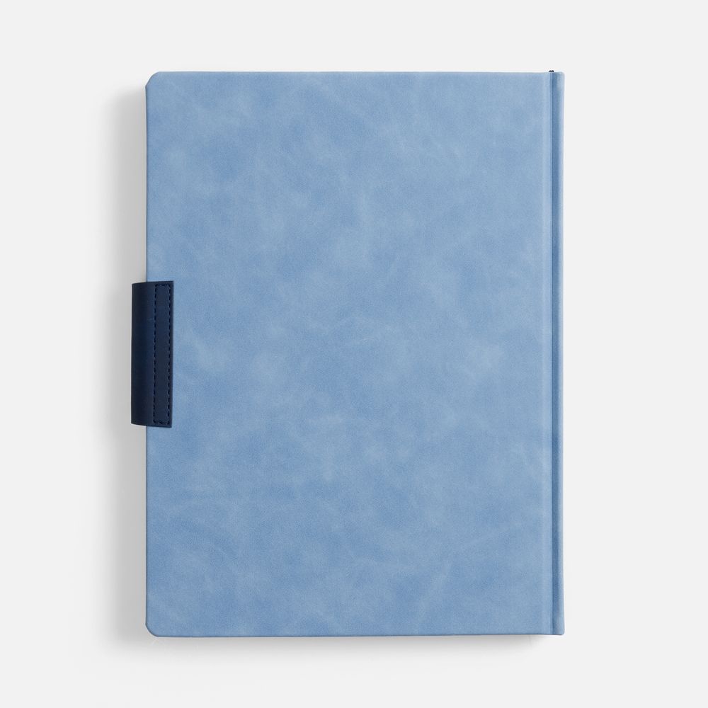 Ежедневник Grande Strap на заказ, датированный, голубой-2