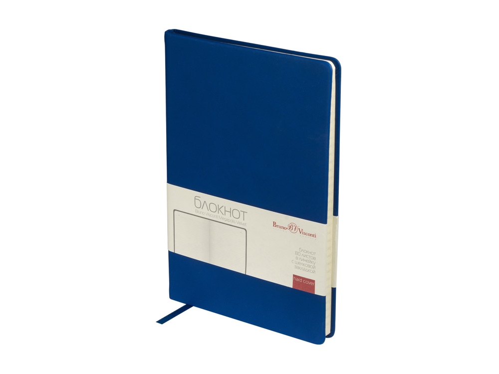 Блокнот А5 Megapolis Velvet, синий-0