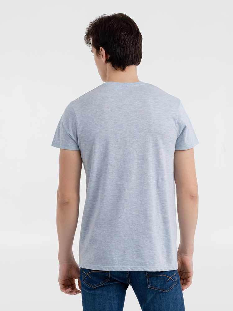 Футболка мужская Regent Fit 150, голубой меланж-2