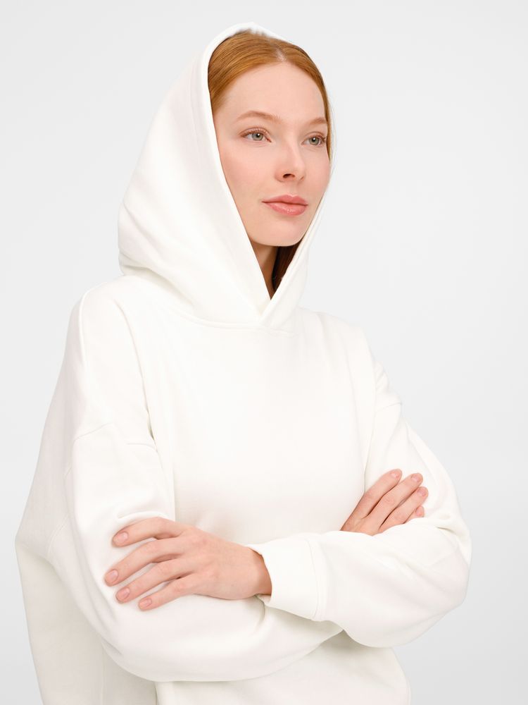 Худи оверсайз унисекс Tolla, молочное-6
