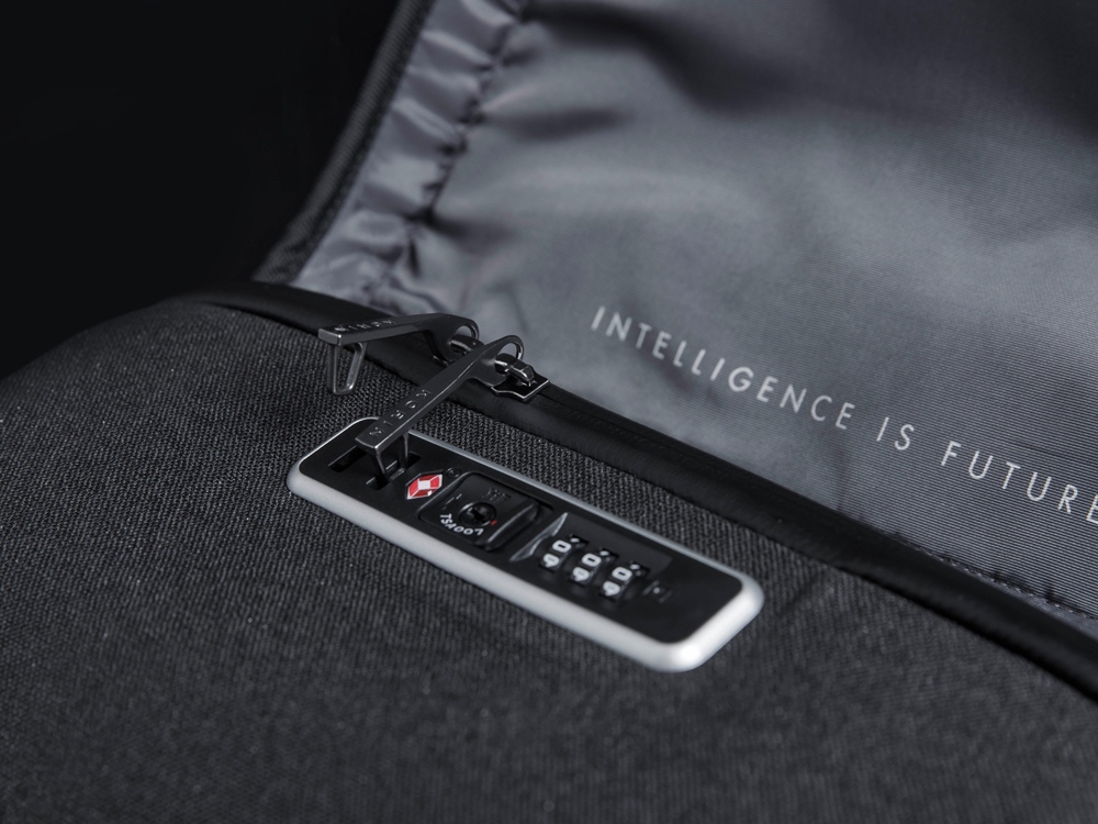 Водостойкий антикражный рюкзак Clickpack для ноутбука 15.6, черный-5