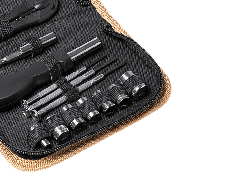 Набор инструментов Декер, 25 аксессуаров, бежевый-2