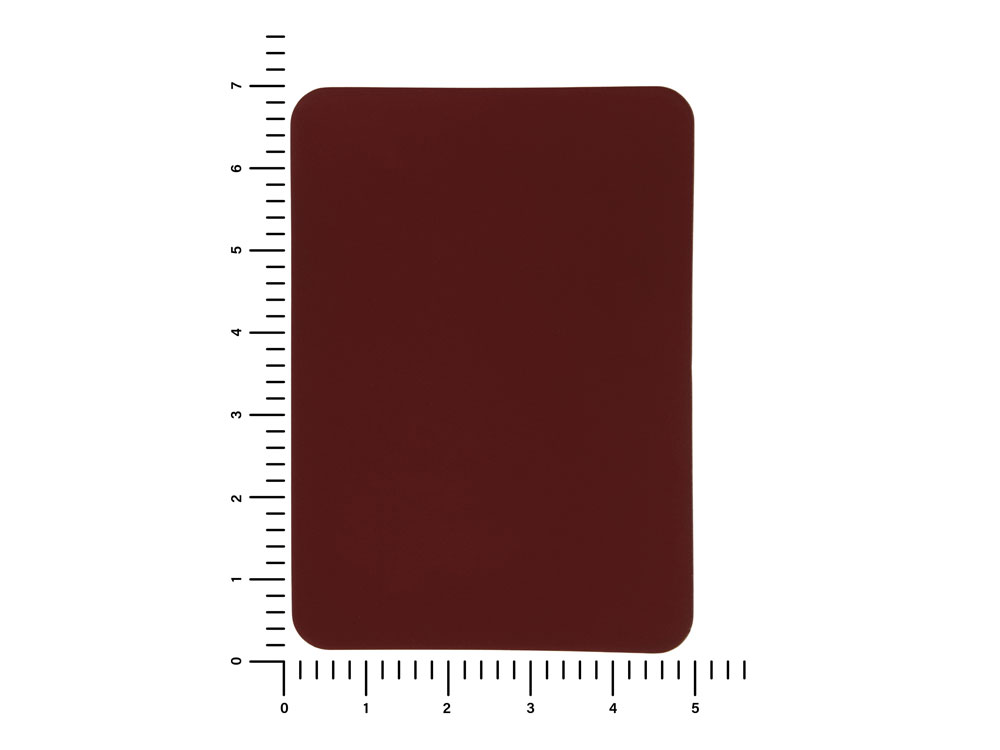 ПАТЧ ПРЯМОУГОЛНЫЙ soft-touch (коричневый ) 5,0 х 7,0 см-2