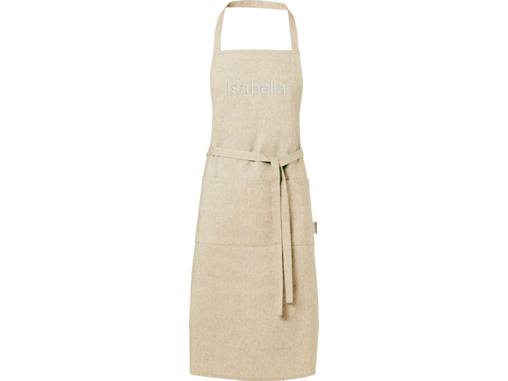 Pheebs 200 g/m2 recycled cotton apron, натуральный-4