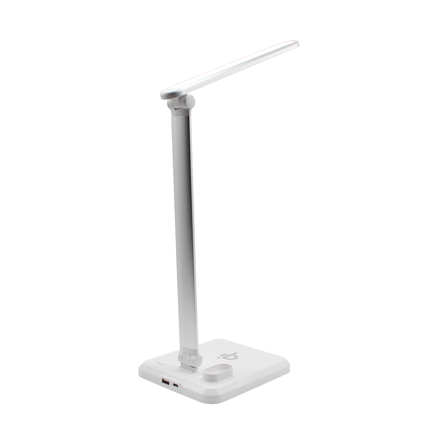 Настольная лампа Geek с беспроводной зарядкой (белый)-2