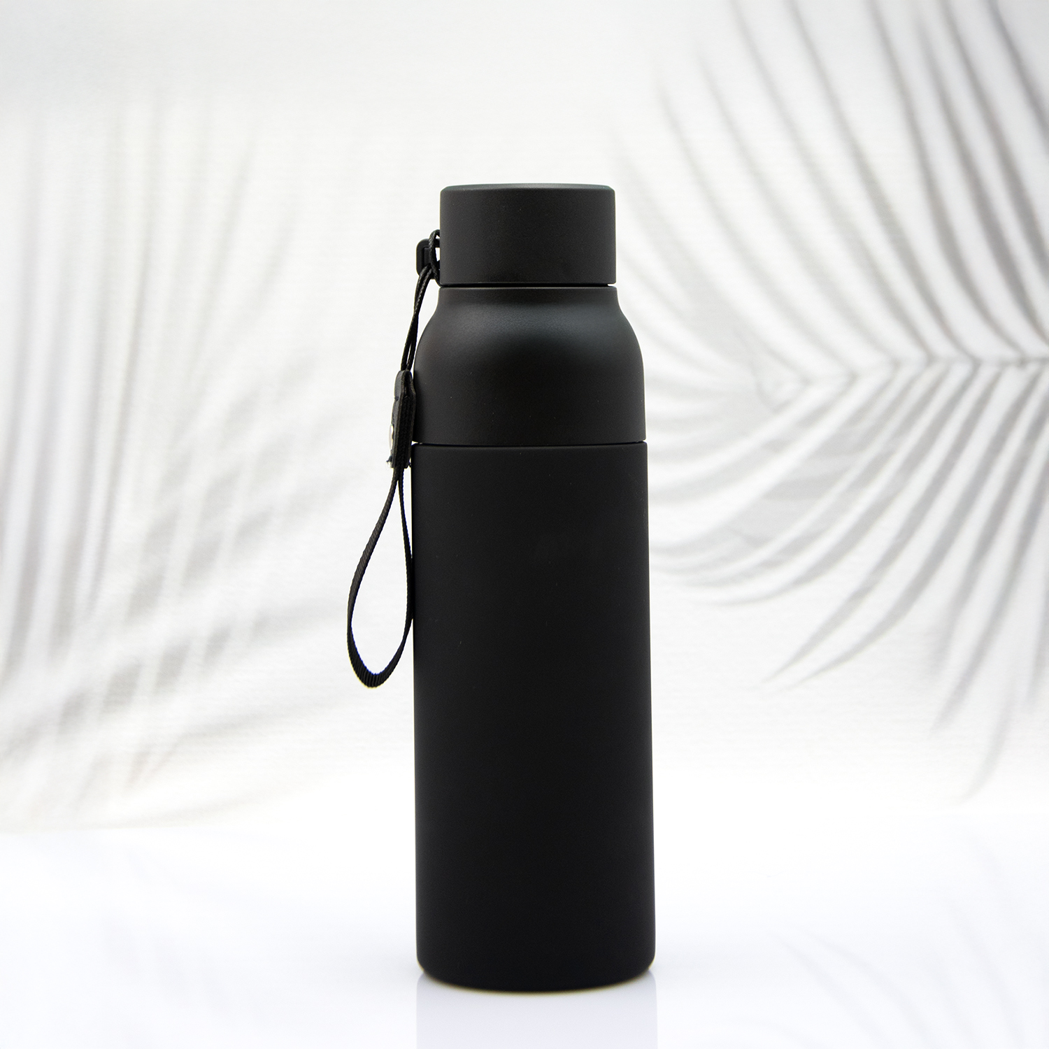 Термобутылка Button Black (черный)-7