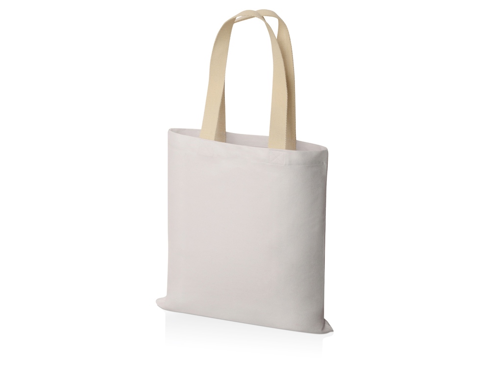 Сумка для шопинга Steady из хлопка с парусиновыми ручками, 260 г/м2, белый-1