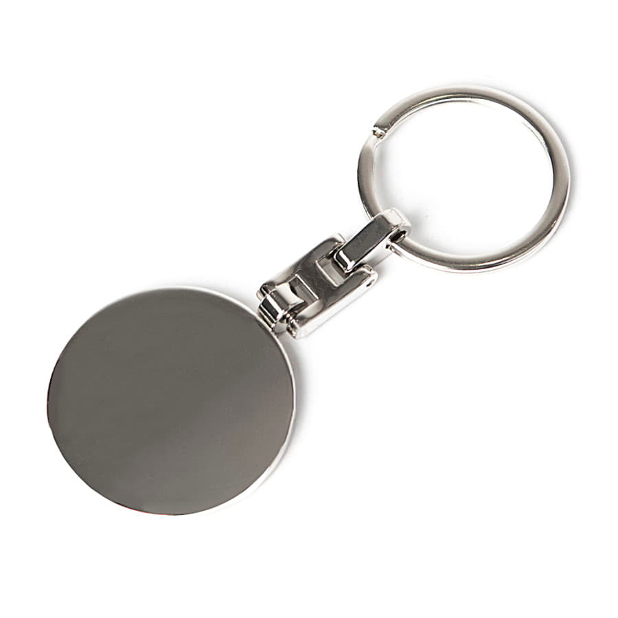 Брелок; 3,7х0,3 см; металл, серебристый-2