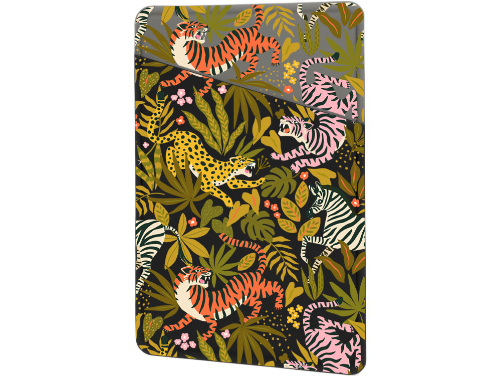 Картхолдер на 3 карты типа бейджа с возможностью полноцветной УФ-печати, софт-тач-4