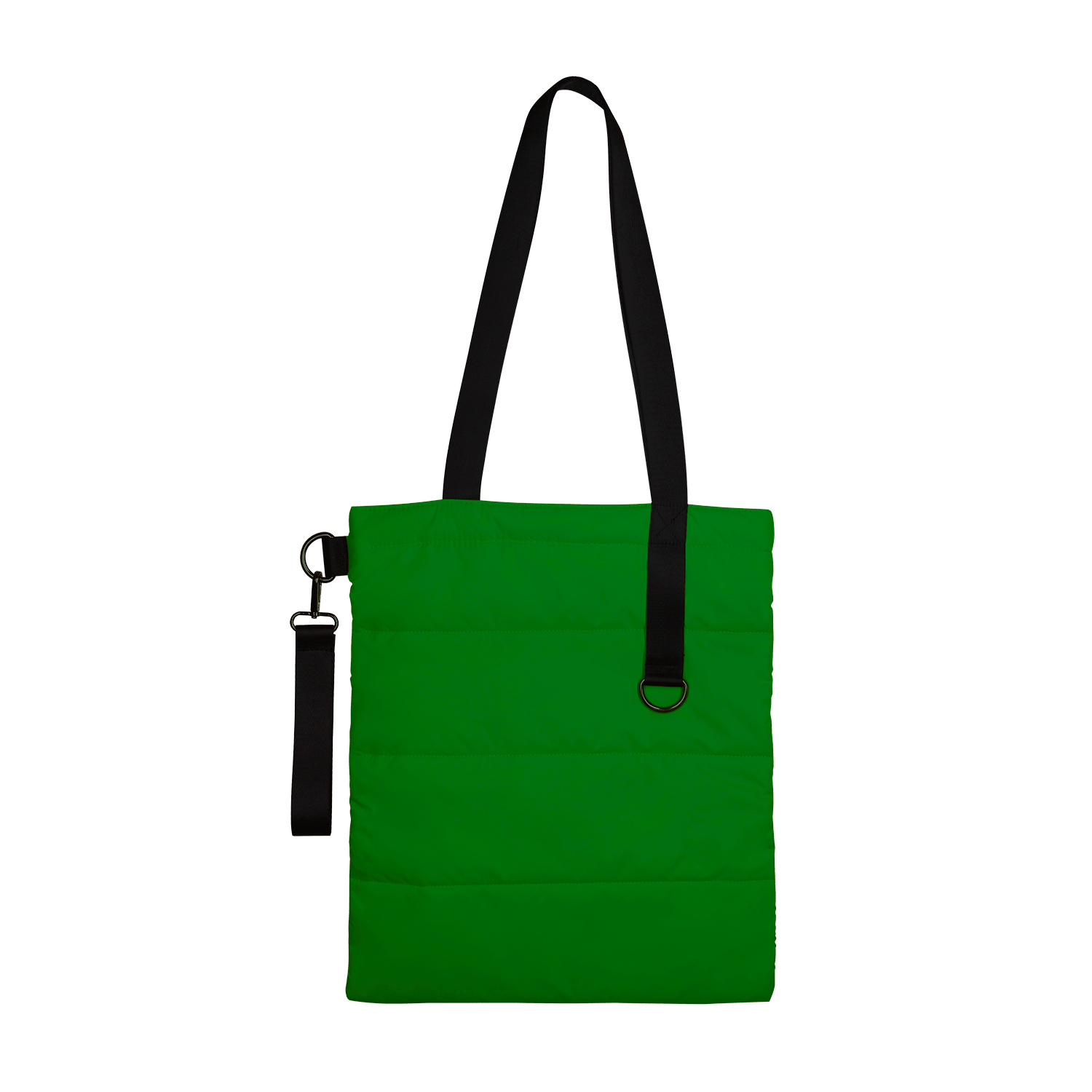 Шоппер Superbag Bubble New, со скрытой магнитной кнопкой (зеленый с черным)-3