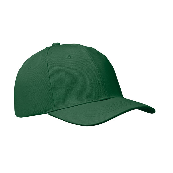 6 panel baseball cap, тёмно-зелёный-0
