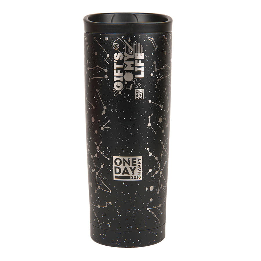 Термокружка вакуумная SPACE, 450 мл, черный-6