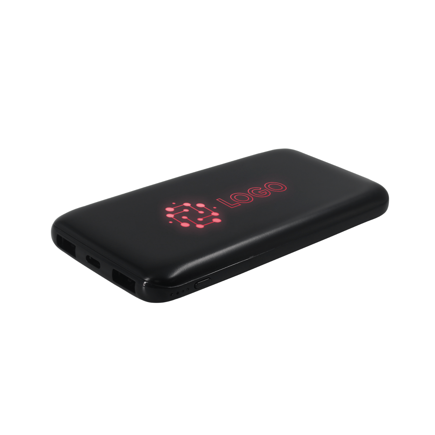 Внешний аккумулятор с подсветкой Bplanner Power 4 ST, 8000 mAh (Красный)-0
