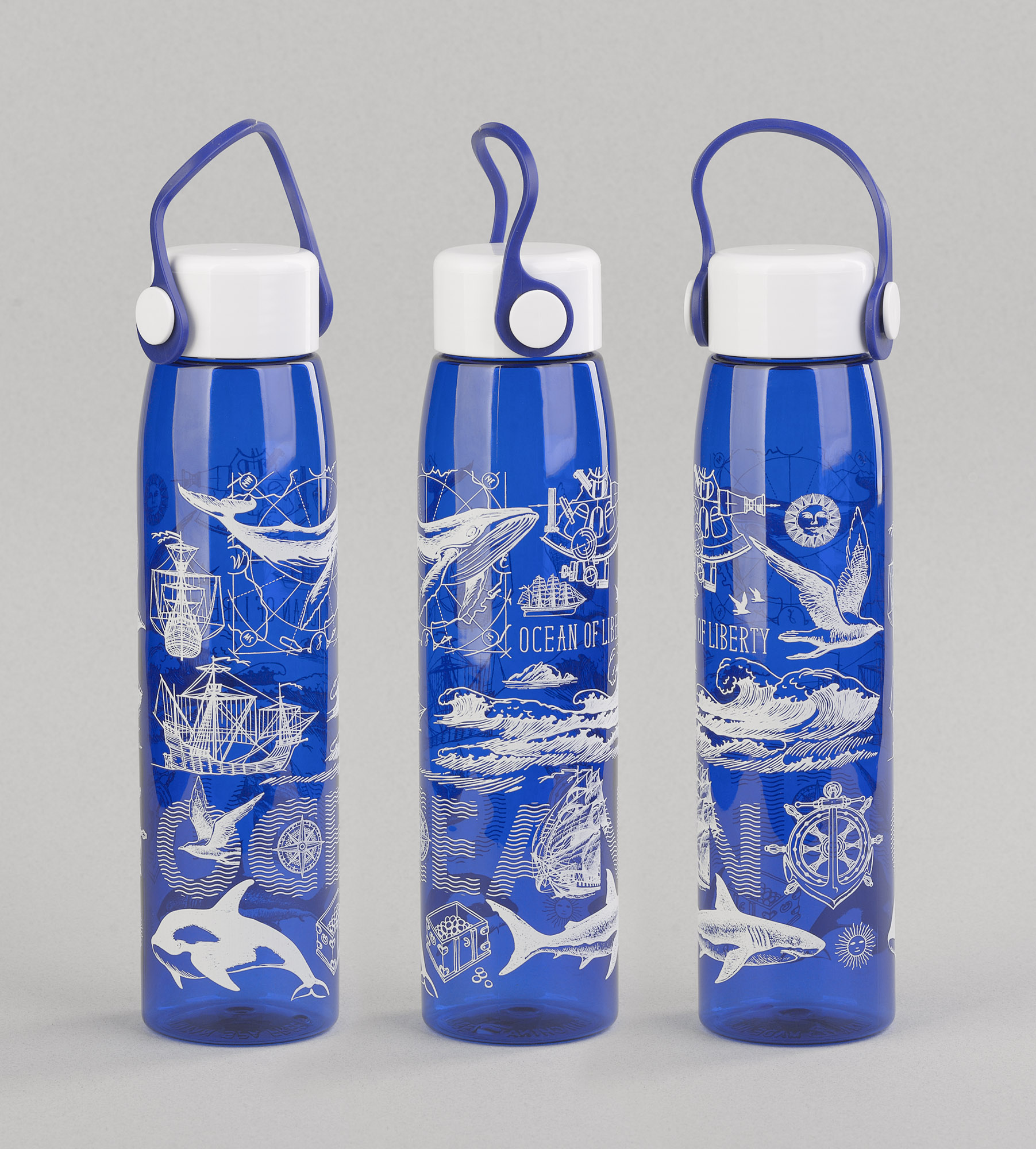 Бутылка для воды "Aqua", 550 мл-4