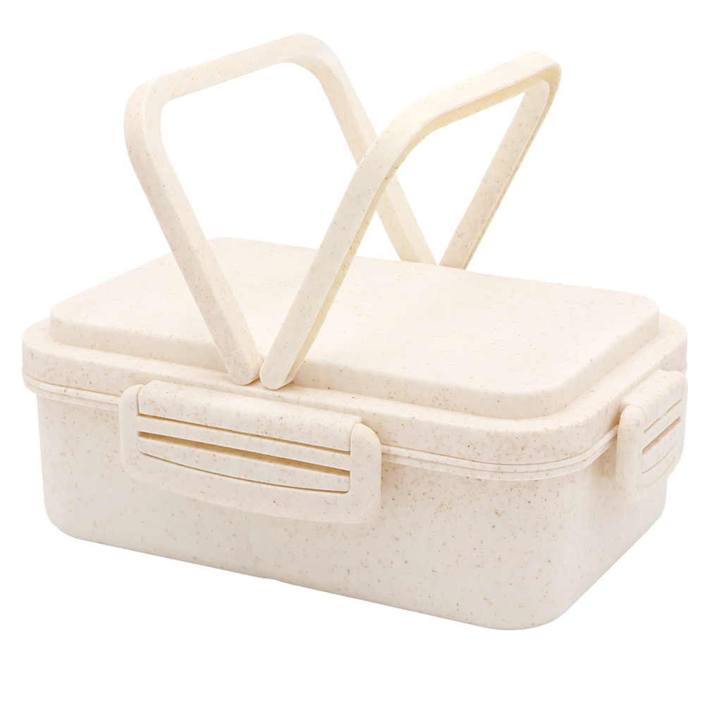 Ланчбокс (контейнер для еды) Inar из пшеничного волокна, Бежевый.-2