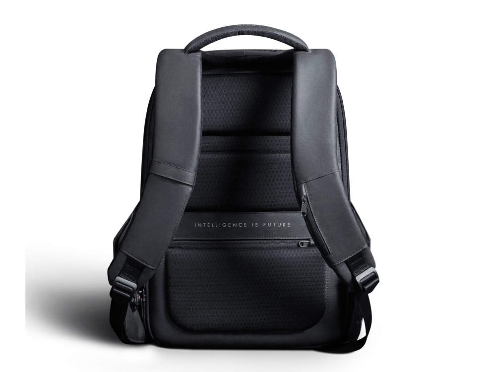 Водостойкий антикражный рюкзак Hipack для ноутбука 15.6, черный-4
