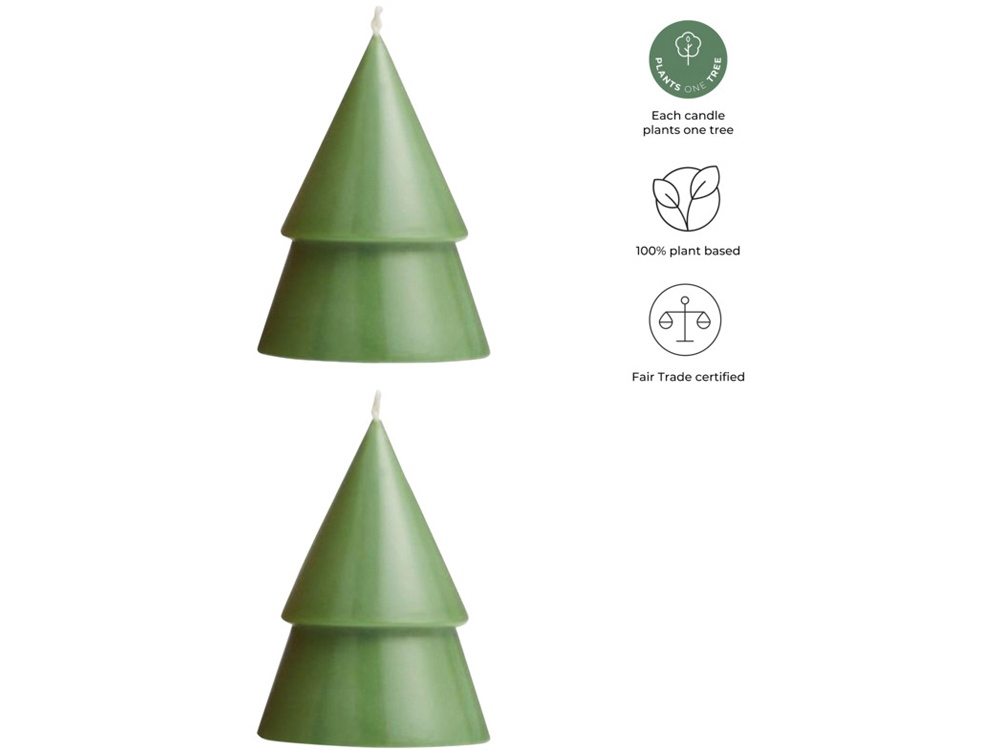 Orginal Home рождественская елочная свеча матча - M - Зеленый яркий-1