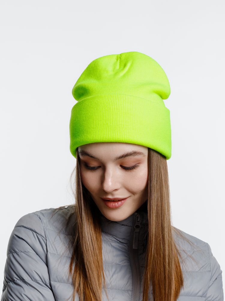 Шапка Urban Flow, салатовый неон-3