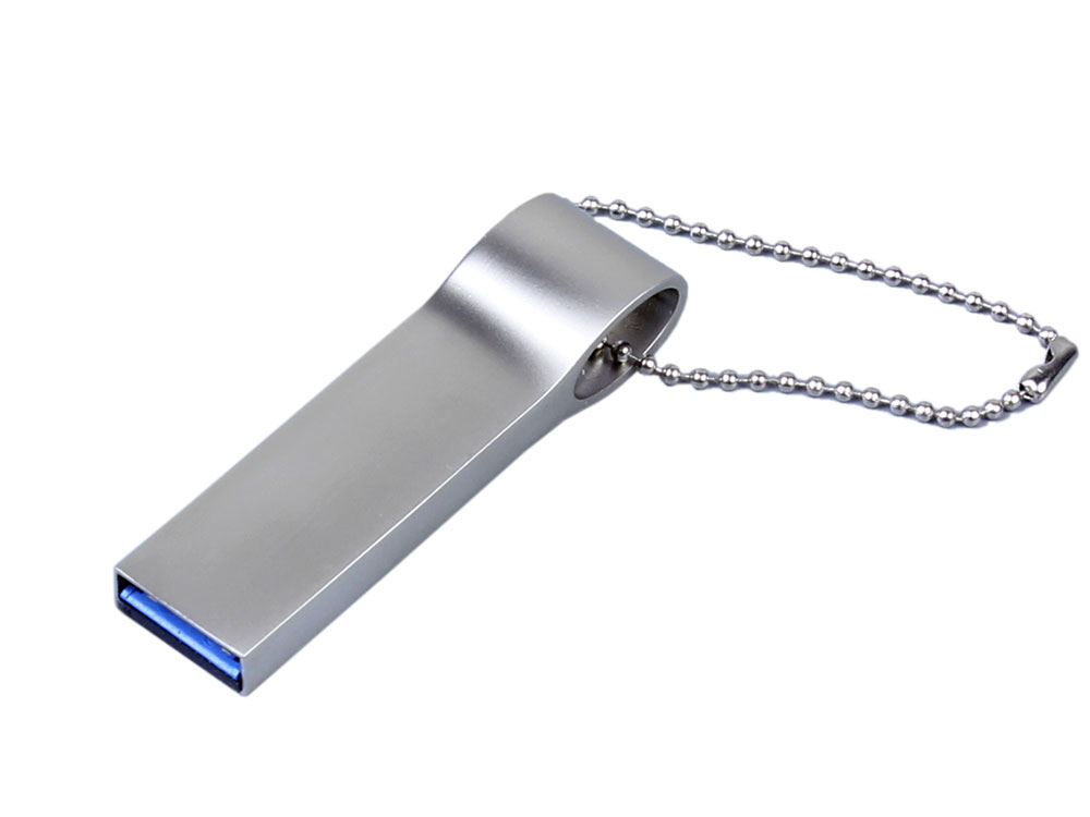 USB 2.0-флешка на 64 Гб с мини чипом, компактный дизайн, боковое отверстие для цепочки-0