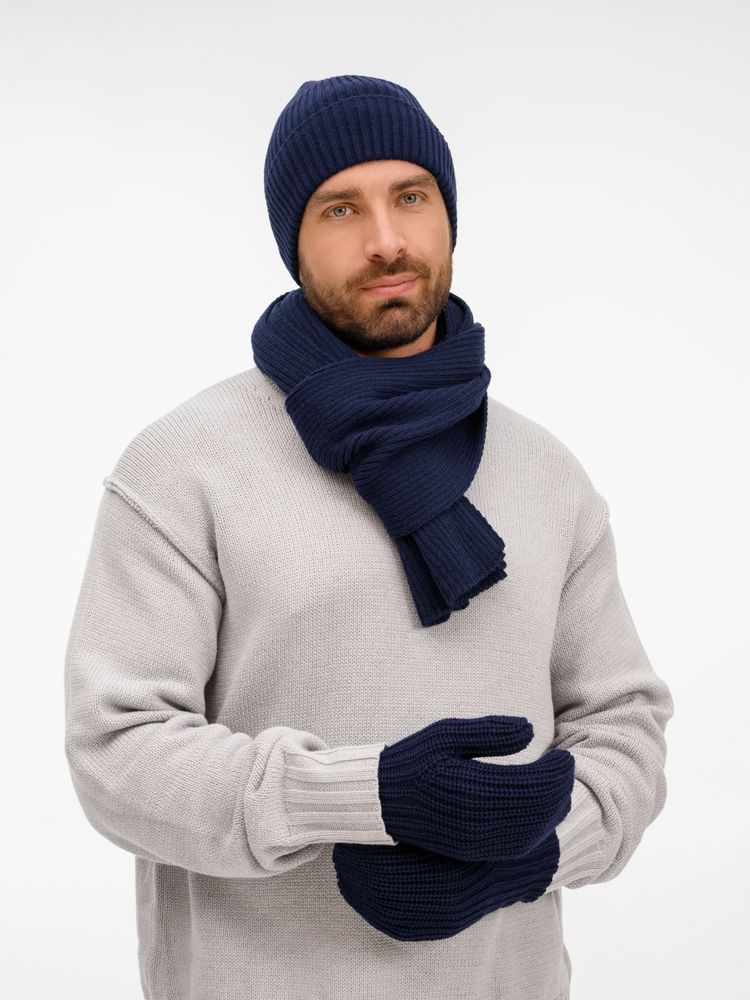 Варежки Catch Match, темно-синие-2