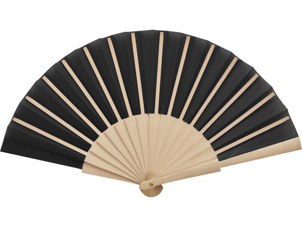 Manuela веер - сплошной черный-2