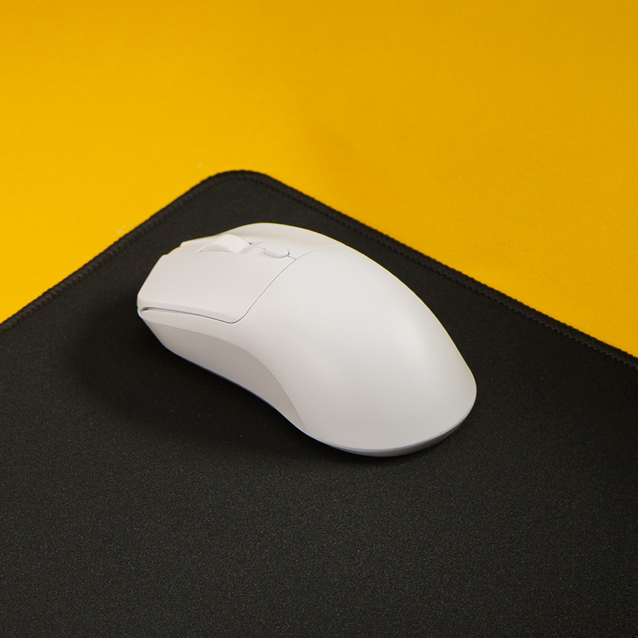 Мышь беспроводная PULSE, белая, пластик, белый-3