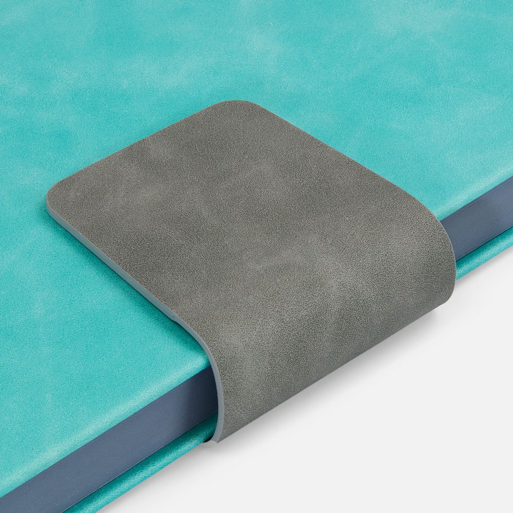 Ежедневник Grande Strap на заказ, датированный, бирюзовый-4