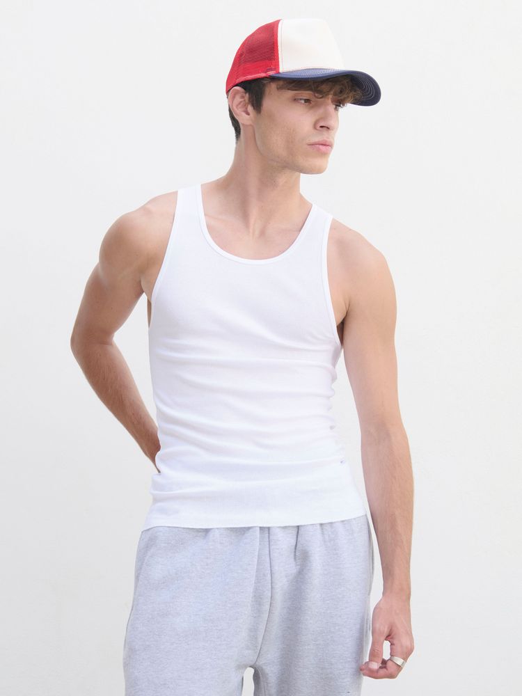 Майка унисекс Pablo, белая-3